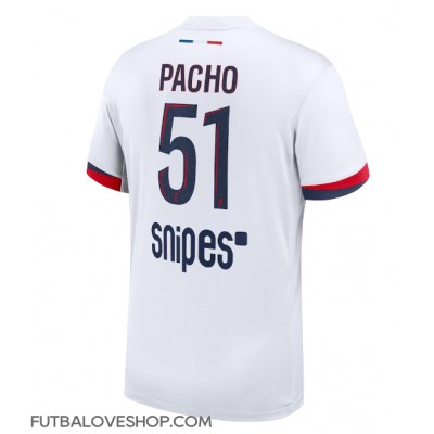 Dres Paris Saint-Germain Willian Pacho #51 Preč 2025-26 Krátky Rukáv Dres Paris Saint-Germain Willian Pacho #51 Preč 2025-26 Krátky Rukáv